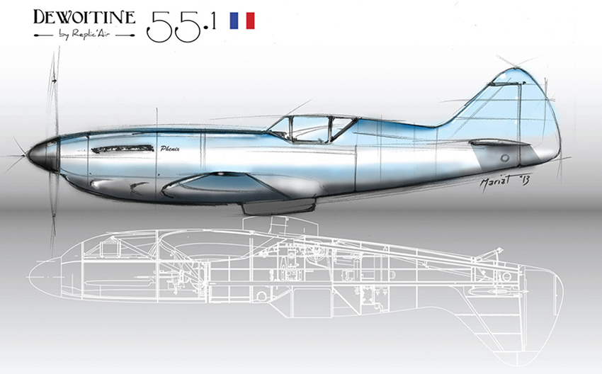 Dewoitine 520 [plan constructeur & modélisation 3D] de Pierre66 D551