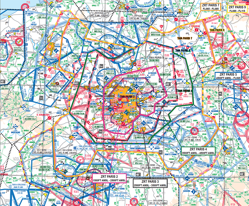 De l’espace aérien parisien… aeroVFR